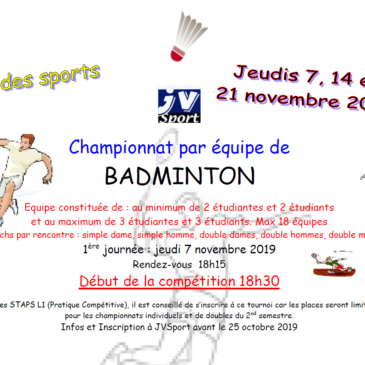 Badminton par équipe