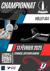 Championnat Jules vernes & Académique de Volley 4X4 @ Gymnase UFR,STAPS Amiens