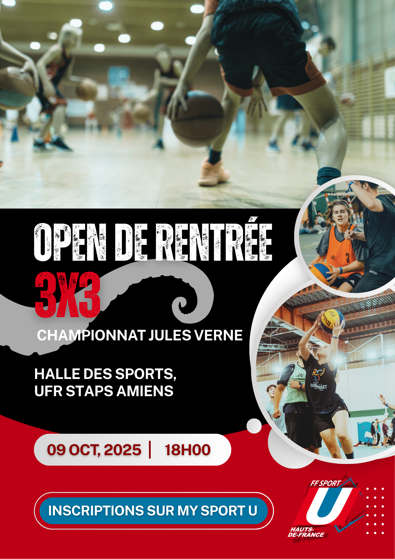 BASKET 3x3 - AMIENS @ HALLE DES SPORTS AMIENS | Salouël | Hauts-de-France | France