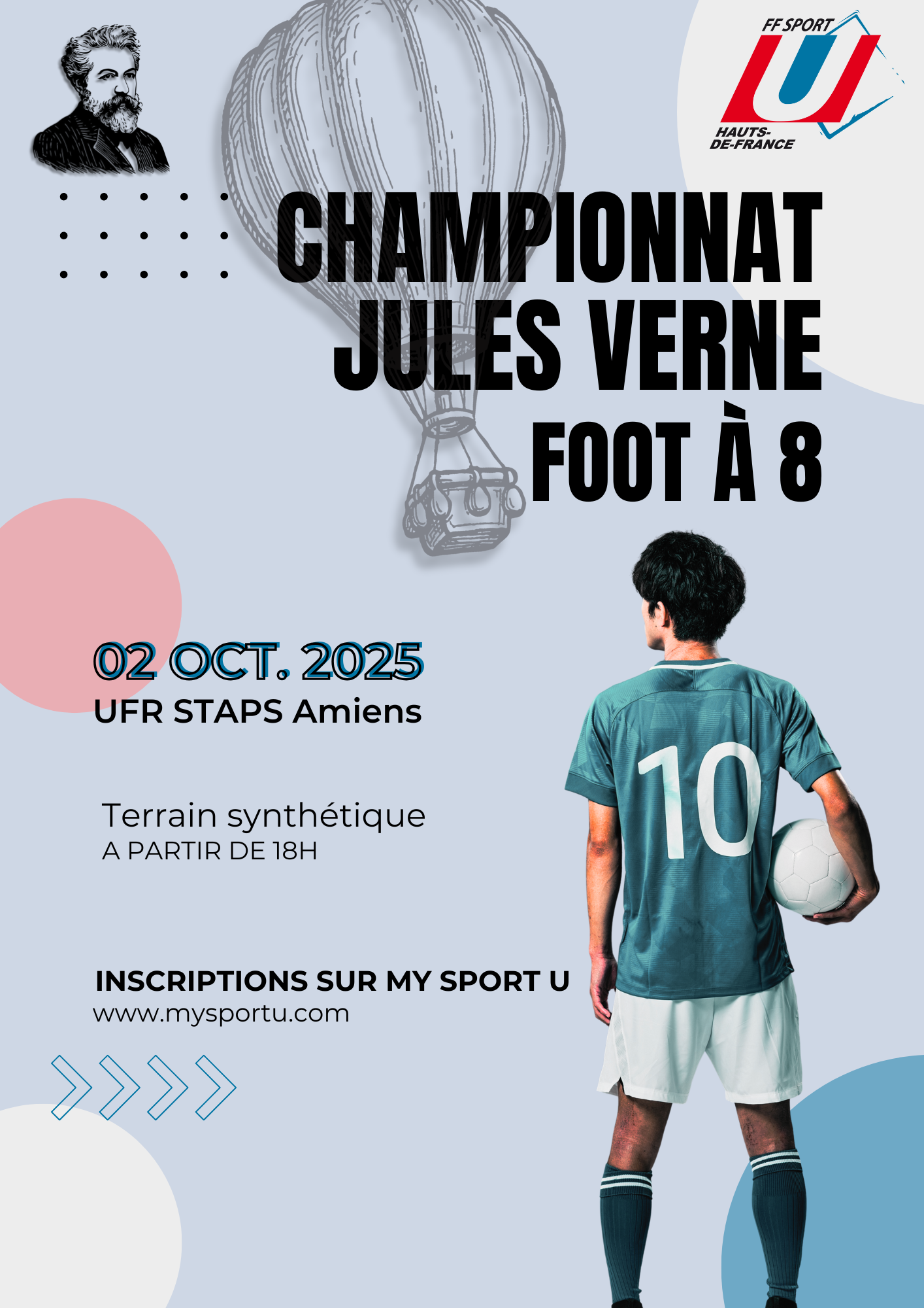 FOOT A 8 @ Synthétique STAPS | Salouël | Hauts-de-France | France