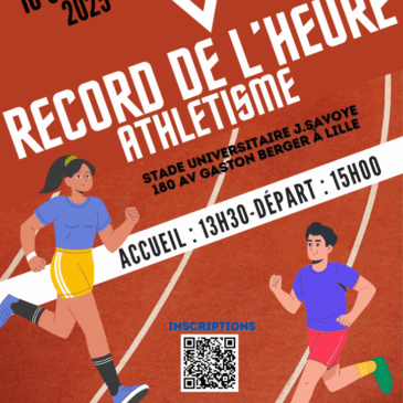 Jeudi 16 octobre 2025 : Record de l’heure ATHLETISME CSU J.Savoye