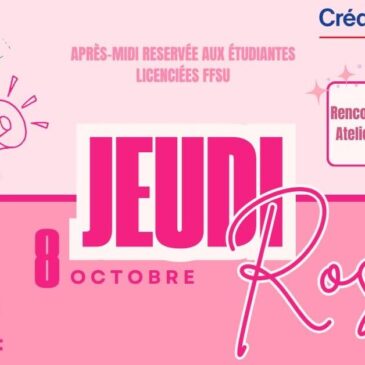 Jeudi 8 Octobre 2026 : JEUDI ROSE